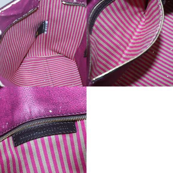 FENDI Zucca Canvas Tote Bag Pvc Black Brown - Picture 12 of 12